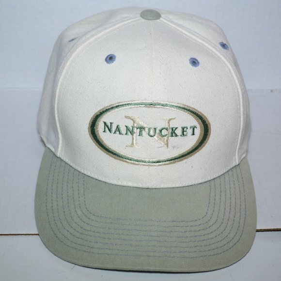 Cuffy's Of Cape Cod Other - Cuffy's Of Cape Cod Mens Ball Style Hat Tan And Gray One Size Says Nantucket